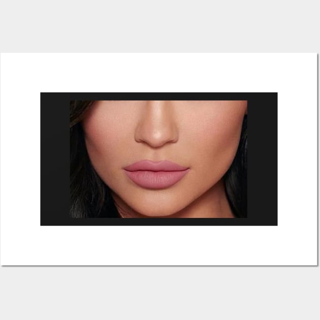 kylie jenner lips Wall Art by Pop-clothes